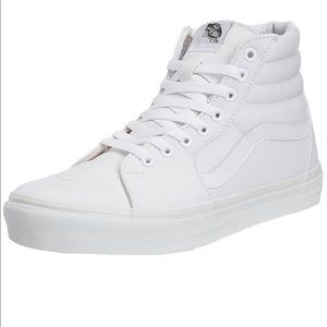 White Hightop Vans